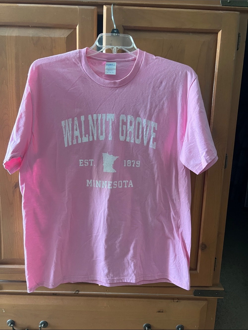 Little House on the Prairie Walnut Grove Minnesota Pink Graphic Tee